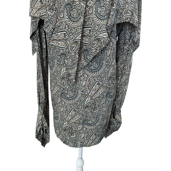 Rosetta Getty Paisley Scarf Top Size 4 - Picture 13 of 14